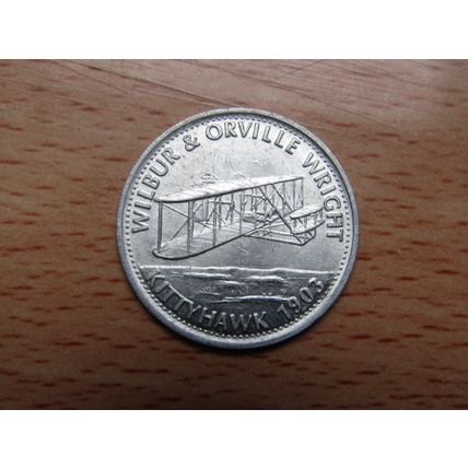 Shell Kittyhawk 1903 Wilbur & Orville Wright Token (e25)