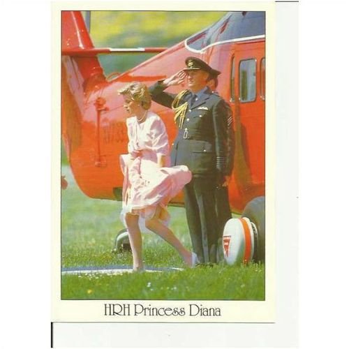 W512 Royalty Postcard by WPL - PRINCESS DIANA