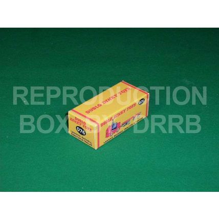Dinky # 076 Dublo Dinky Lansing Bagnall & Trailer - Reproduction Box by DRRB