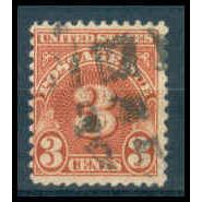Used J82 3c Postage Due Average WA1346