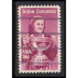 Used 1932 18c Mildred Zaharias Fine W4522