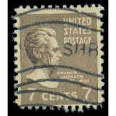 Used 812 7c Andrew Jackson Barely Clears M07828