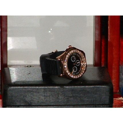 Pre-Owned Women’s Claire’s Rhinestone Silicone Band Watch