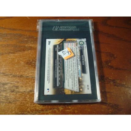2017 Bowman Draft, Graded Certified Autograph, AUSTIN BECK, Athletics