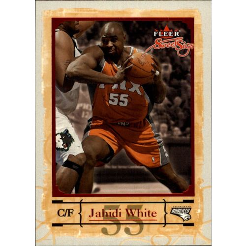2004-05 Fleer Sweet Sigs Jahidi White