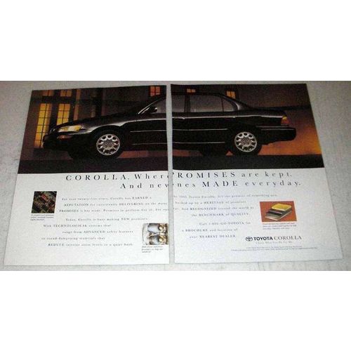 1995 Toyota Corolla Ad - Promises Are Kept