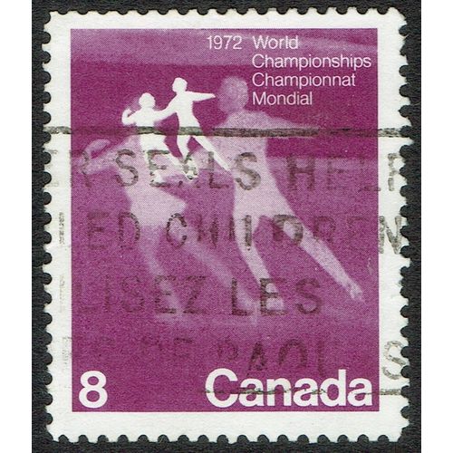 Canada 1972 World Figure Skating Championships 8c Purple SG692 GU