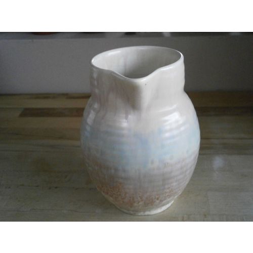 Shorter & Son Ltd Large Vintage Textured Drip Glaze Jug / Pitcher