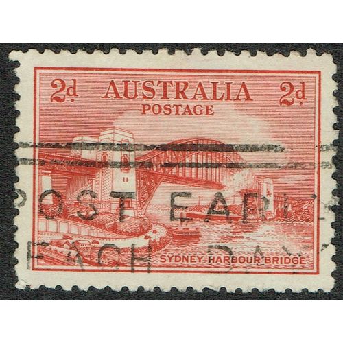 Australia 1932 Opening of Sydney Harbour Bridge 2d Scarlet No wmk SG141 GU