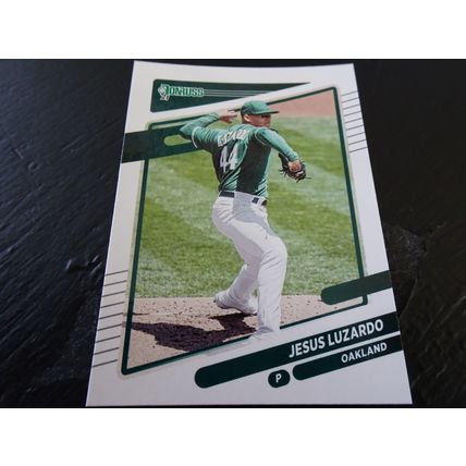 2021 Donruss Card # 184 Jesus Luzardo Mint (9) Oakland Athletics