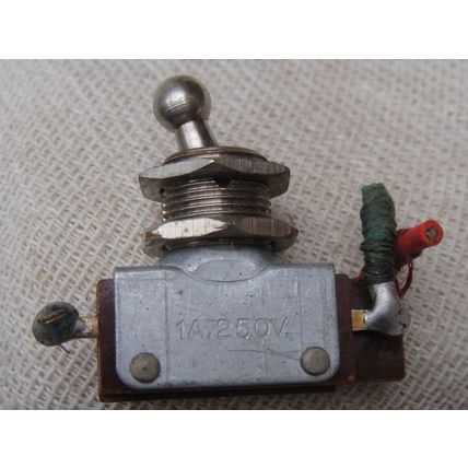 Toggle Switch SPCO 1A 250V Used 1950’s-60’s Vintage Guitar ?