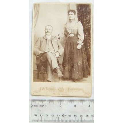 Cabinet photo - A. & G. Taylor, Liverpool - couple
