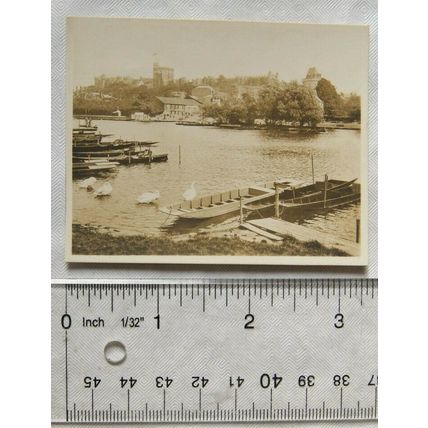 Vintage photo - Windsor Castle from River