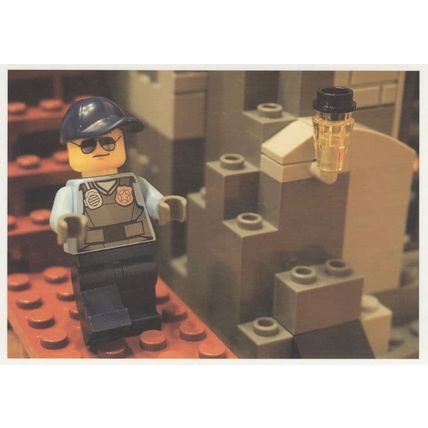 Lego Toy Germany Bob The Builder Construction Worker Model German Postcard