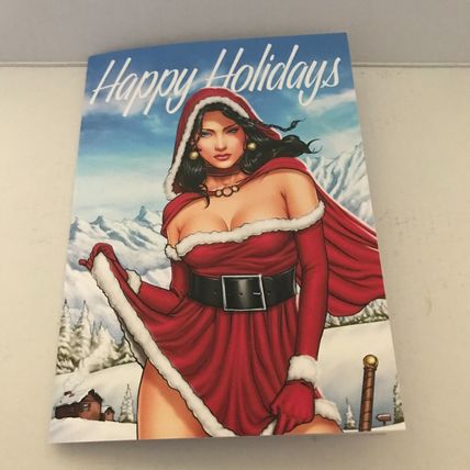 Zenescope Holiday Michael DiPascale Art Greeting Card