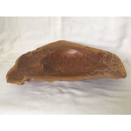 Rare Australian COOLIBAH COOLABAH BURL Large Handcrafted Bowl Dish 970 Grams