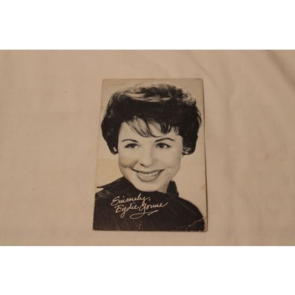 Eydie Gorme Black & White Penny Arcade Card