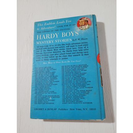 The mark on the door Hardy boys Franklin Dixon book hardcover 13 fiction