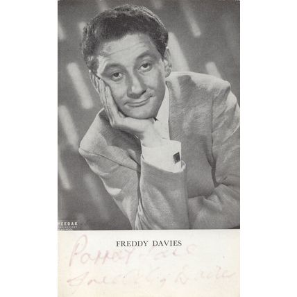 Freddy Davies Early Hand Signed Publicity Photo