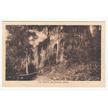 The Palace Dunfermline Abbey Postcard Fife Scotland