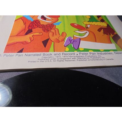 1974 FLINTSTONES Book & Record Set! Excellent Condition!! $10.00 obo!