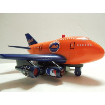 Daron Pullback New Your Mets Jet w/Lights & Sound 747 Jet 4"