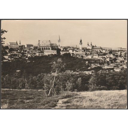 Pohled z Kraví Hory, Znojmo, 1958 - Orbis Foto Pohlednice
