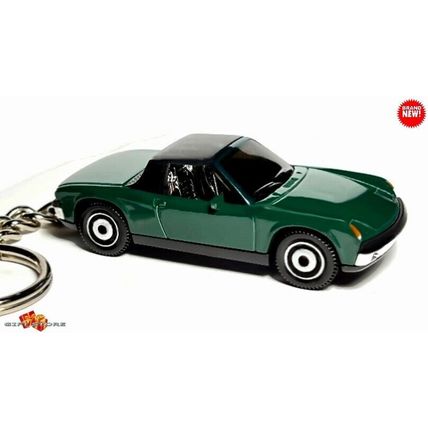RARE KEYCHAIN GREEN PORSCHE 914/6 CUSTOM Ltd EDITION GREAT GIFT NOVELTY