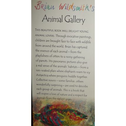 Brian Wildsmith's Animal Gallery (Hardback, 2008, VGC, beautiful illustrations)