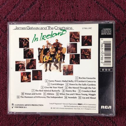 James Galway and The Chieftains - In Ireland - 1987 - CD - Used