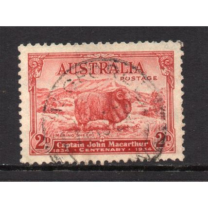 Australia - 1934 - 2d Carmine-Red (sg150) Used