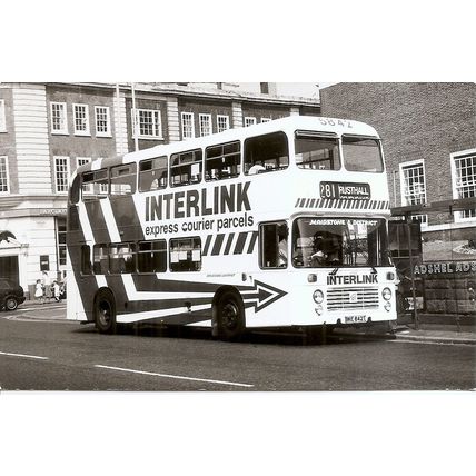 Black & White Photograph of Maidstone & District Motor Services Ltd. - BKE 842T