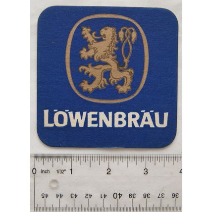 vintage Beer Mat - Lowenbrau