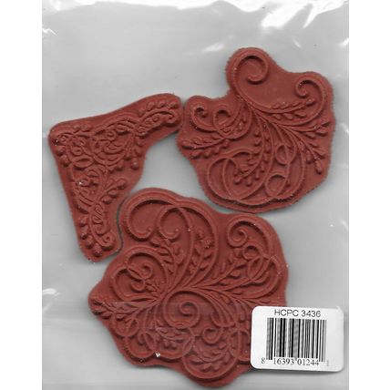 Heartfelt Creations. Rye Grass Flourish PreCut Stamp Set. Stamping Crafts