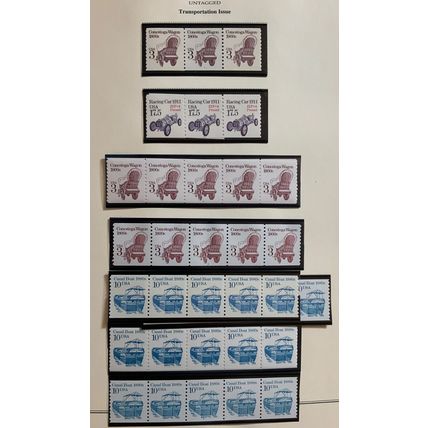 Collection Of Mostly PL# Coils In Album - Face Value $459.00+ - Stuart Katz