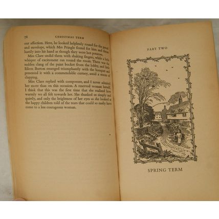 1960 Village School by Miss Read with drawings by J. S. Goodall, Penguin 1462