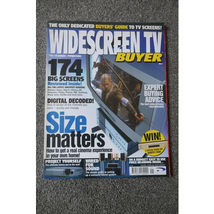Widescreen TV Buyer Magazine. First Issue, No. 1. 2002