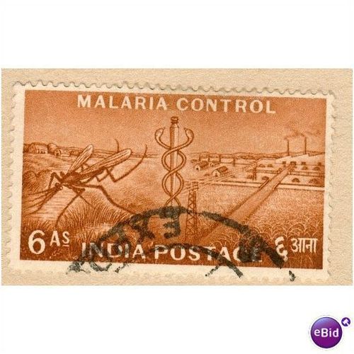 India 1955 - SG 361 - Malaria Control Symbols 6a - used