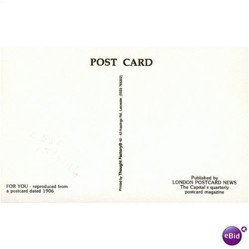 GB Postcard - Post Box - For You!