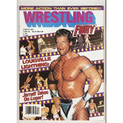 WRESTLING FURY AUGUST 1993 LEX LUGER