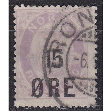 NORWEGEN NORWAY [1908] MiNr 0070 b ( O/used )
