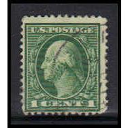 Used 405 1c George Washington Barely Clears K3025
