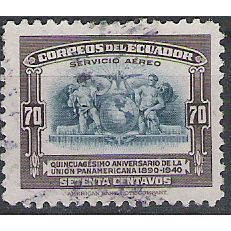 Ecuador ( Equateur ) N° PA 90 YVERT OBLITERE ( USED )