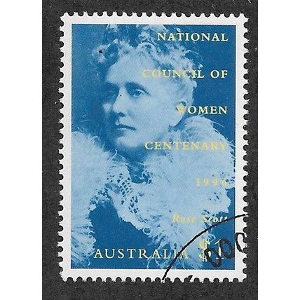 AUS 1996 $1.00 'NATIONAL COUNCIL OF WOMEN' (C.T.O) FINE USED (EBID76-477)
