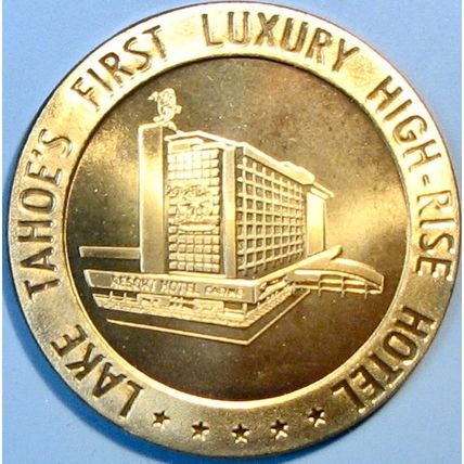 Harveys. $1 Casino Token. Lake Tahoe, NV. 1966. U01.