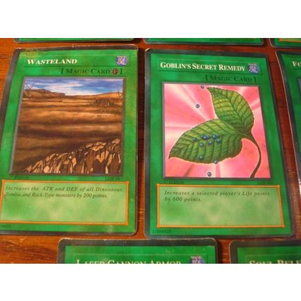 1996, 8-Cards, All 1st Editions, Yu-Gi-Oh,