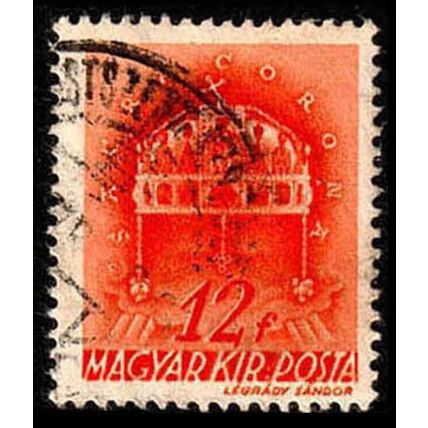 Hungary 1941 The Church 20f Used Stamp Crown.