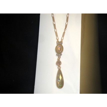 Fabulous vintage bronze abalone paua shell mounted earrings & necklace
