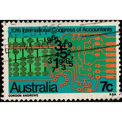 Australia 1972 Congress of Accountants 7c Used Stamp .