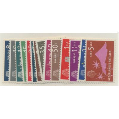 Netherlands Antilles Stamps Scott #244 To 257, MNH, Set Missing 242 & 243